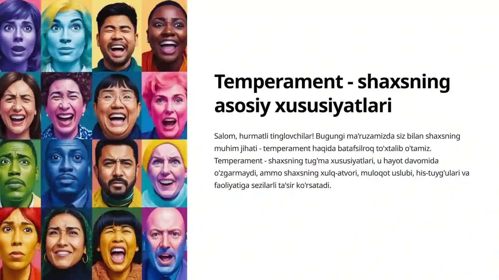 Temperament shaxsning asosiy xususiyatlari 2