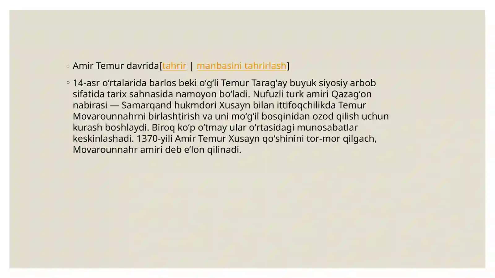Temur imperiyasi 2