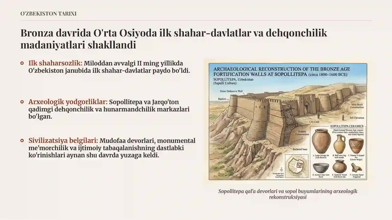 O'ZBEKISTON TARIXI 2