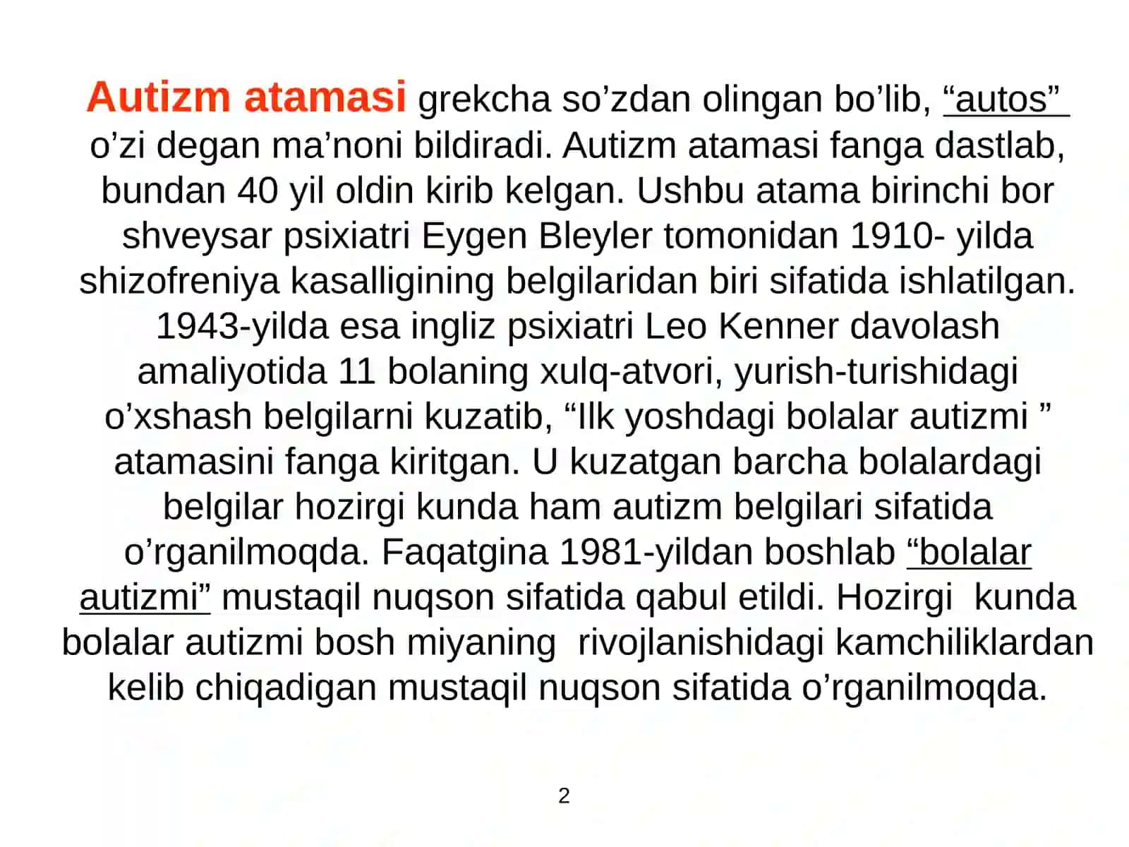 Autizm sindromi 2