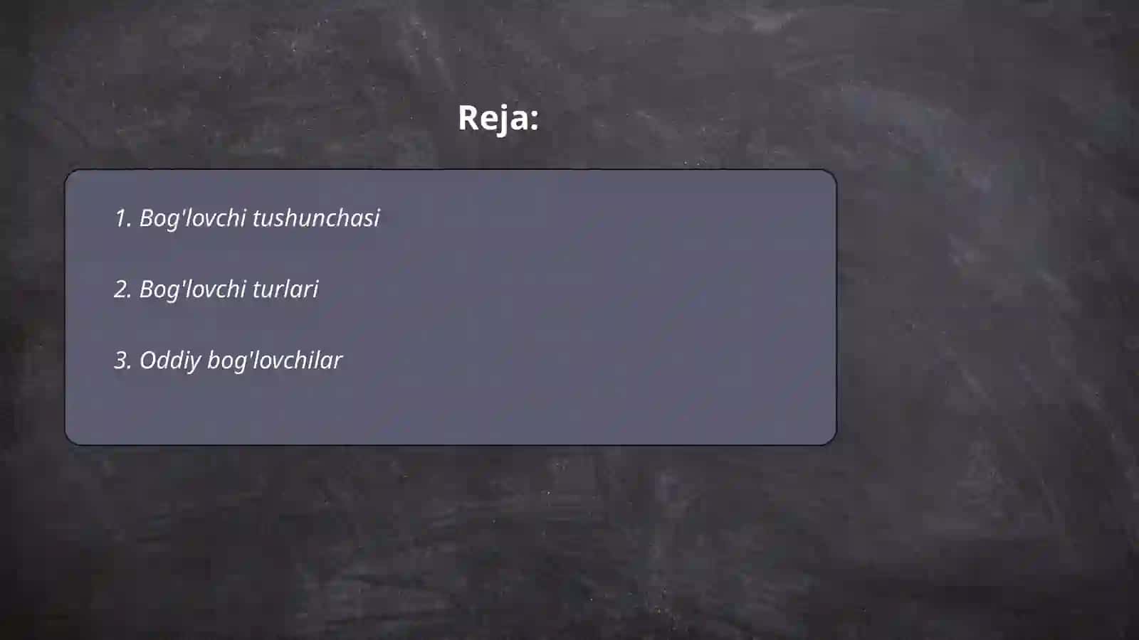 Bog'lovchi va uning turlari 2