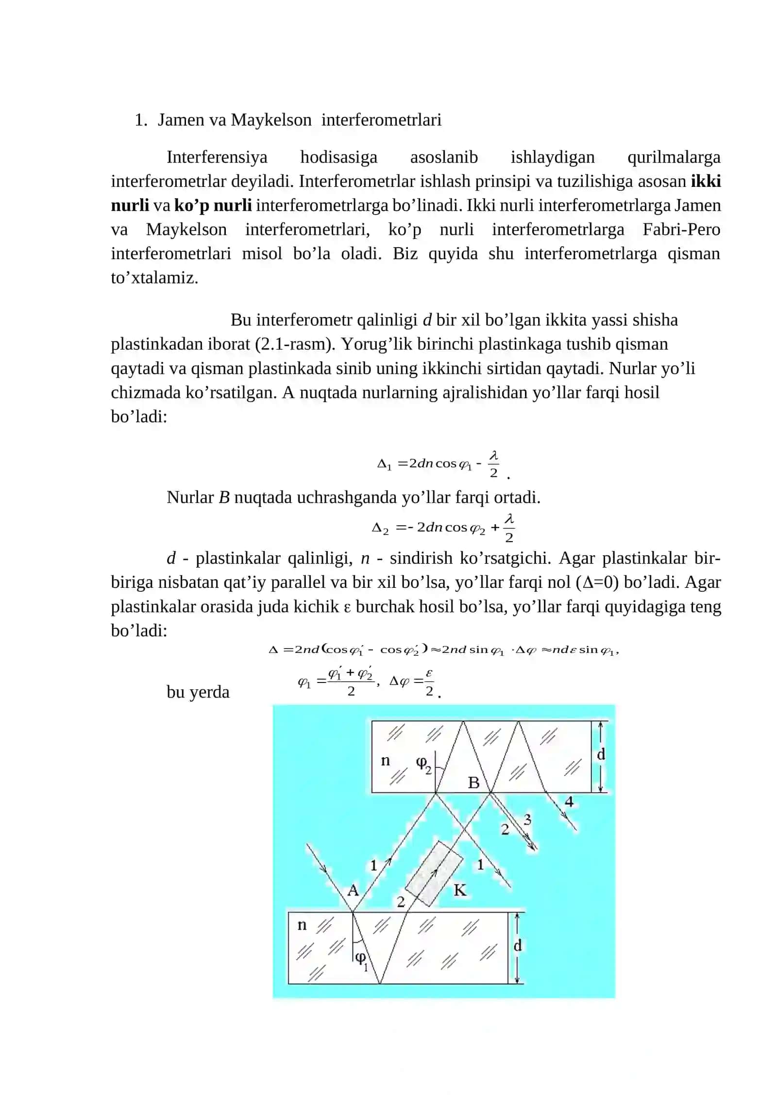 Maykelson interferometri 2