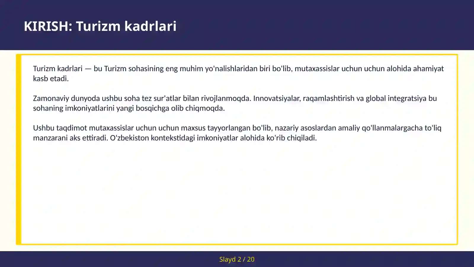 Turizm kadrlari 2