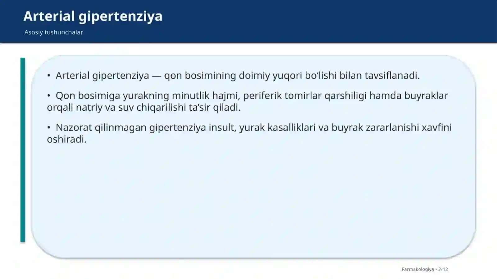 GIPOTENZIV VOSITALAR 2