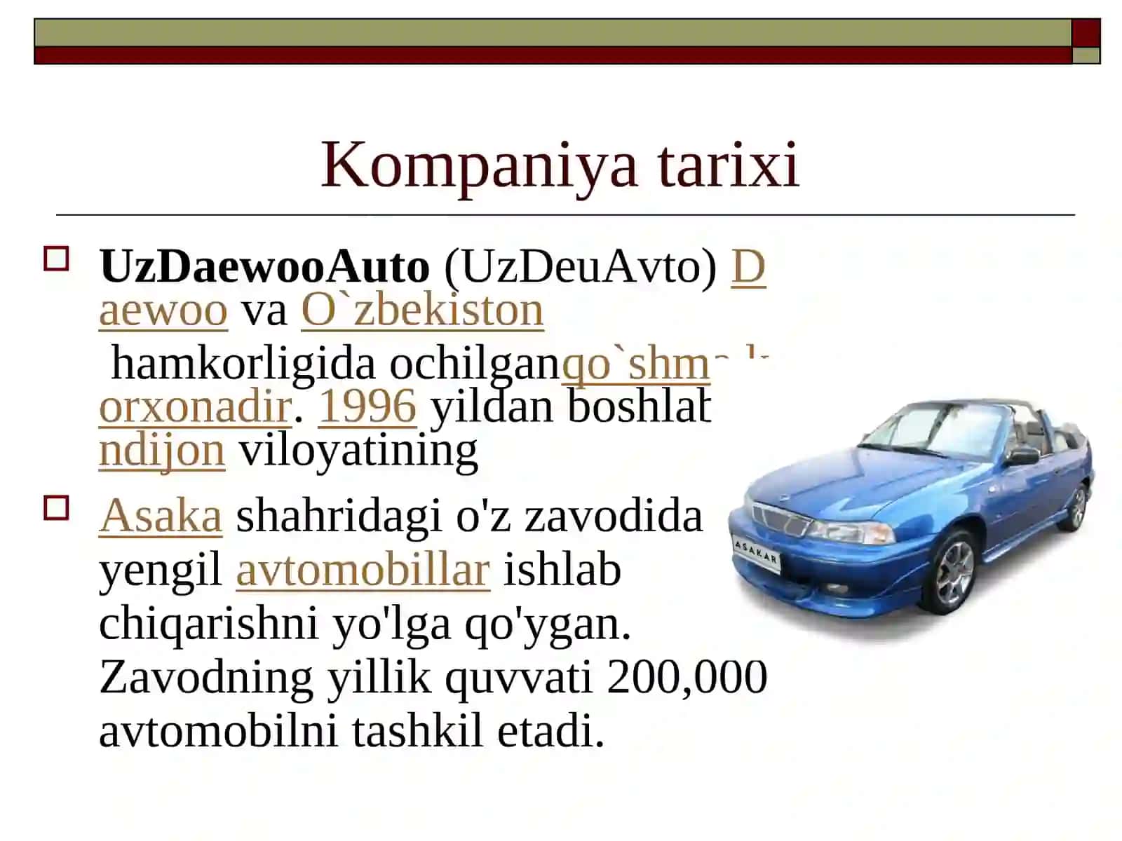 GM-O'zbekistonCHEVROLET 2