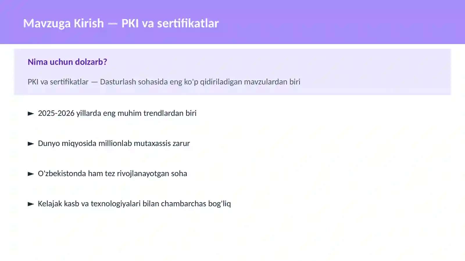 PKI va sertifikatlar 2