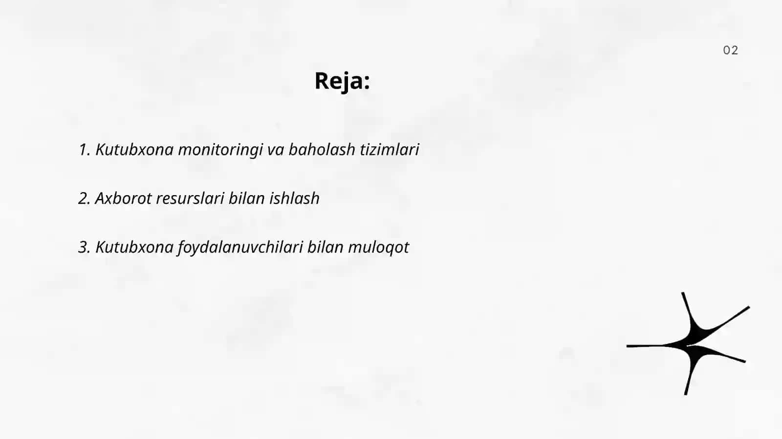 Kutubxonach muloqot tashkilotchisi 2