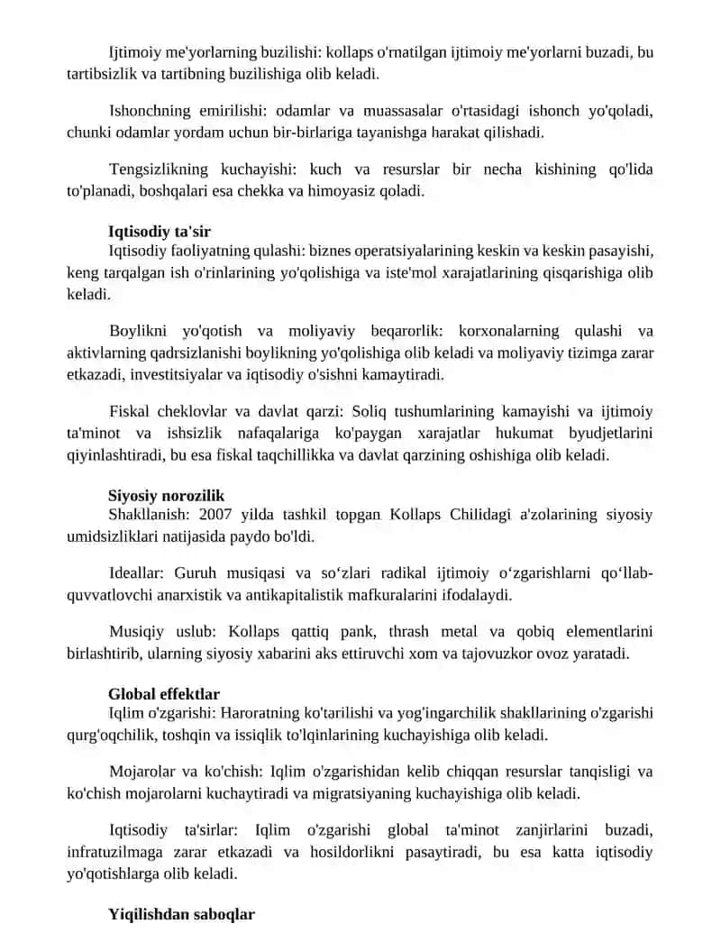Kollaps 2