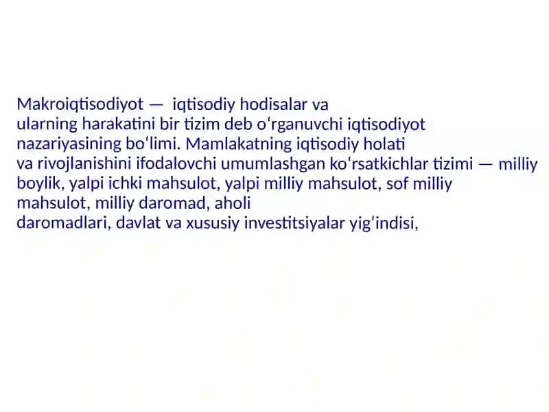 Makroiqtisodiyot va mikroiqtisodiyot 2