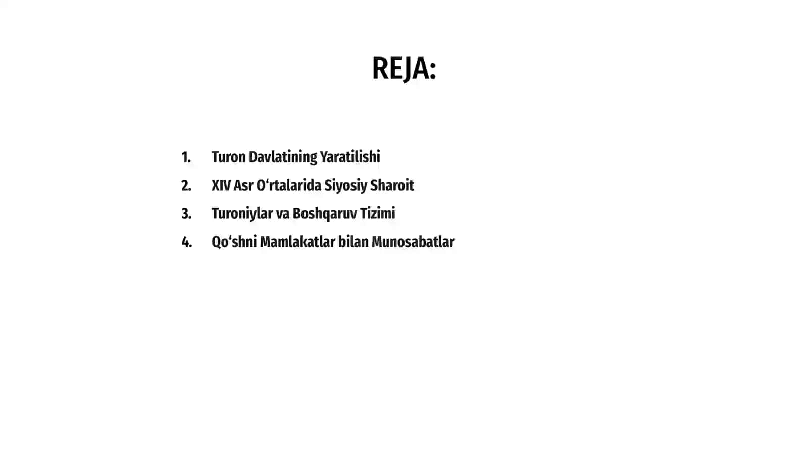 XIV asr o‘rtalarida Turonda siyosiy vaziyat 2