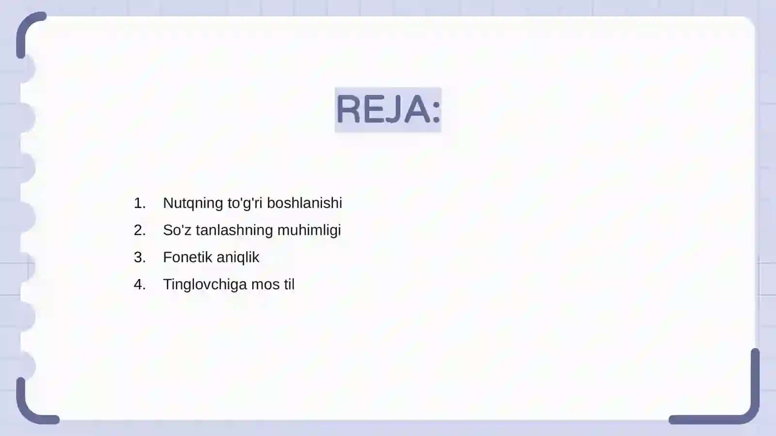 Nutqining to'g'riligi va aniqligi 2