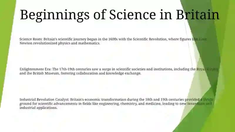 Science Development In Great Britain 2