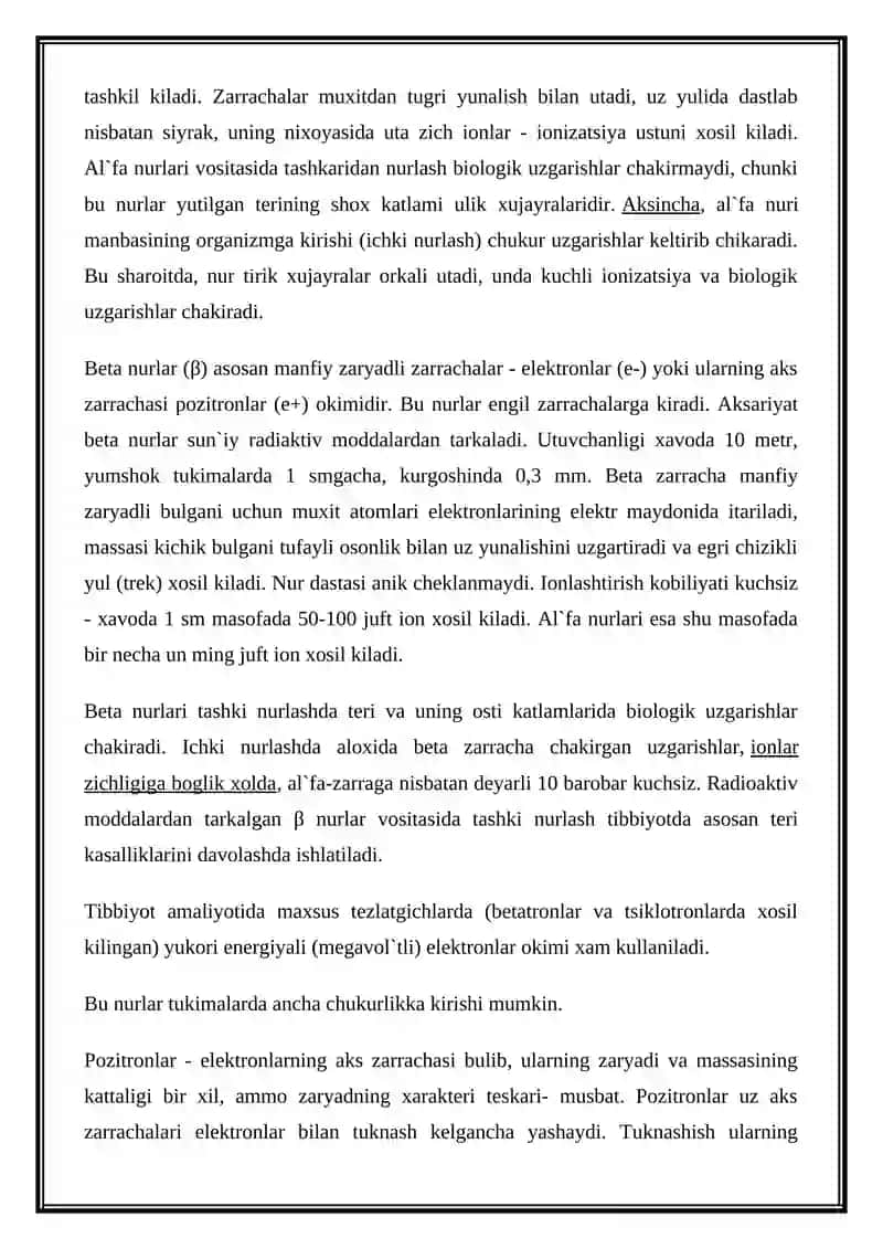 IONLASHTIRUVCHI NURLAR BIOLOGIK EFFEKTI 2