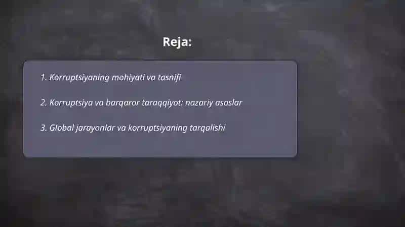 Global jarayonlar va barqaror taraqqiyot falsafasi 2