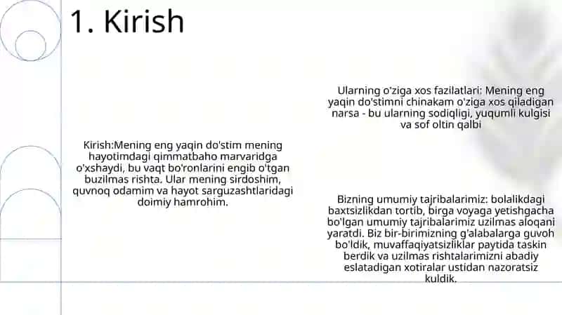 Mening eng yaqin do'stim 2