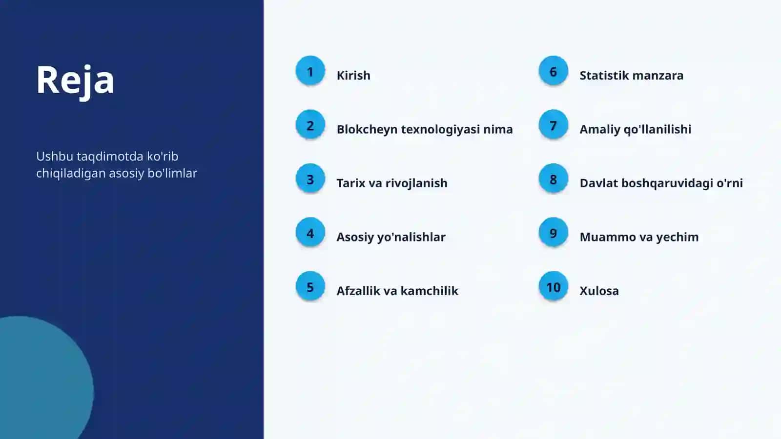Blokcheyn texnologiyasi Metodlari 2
