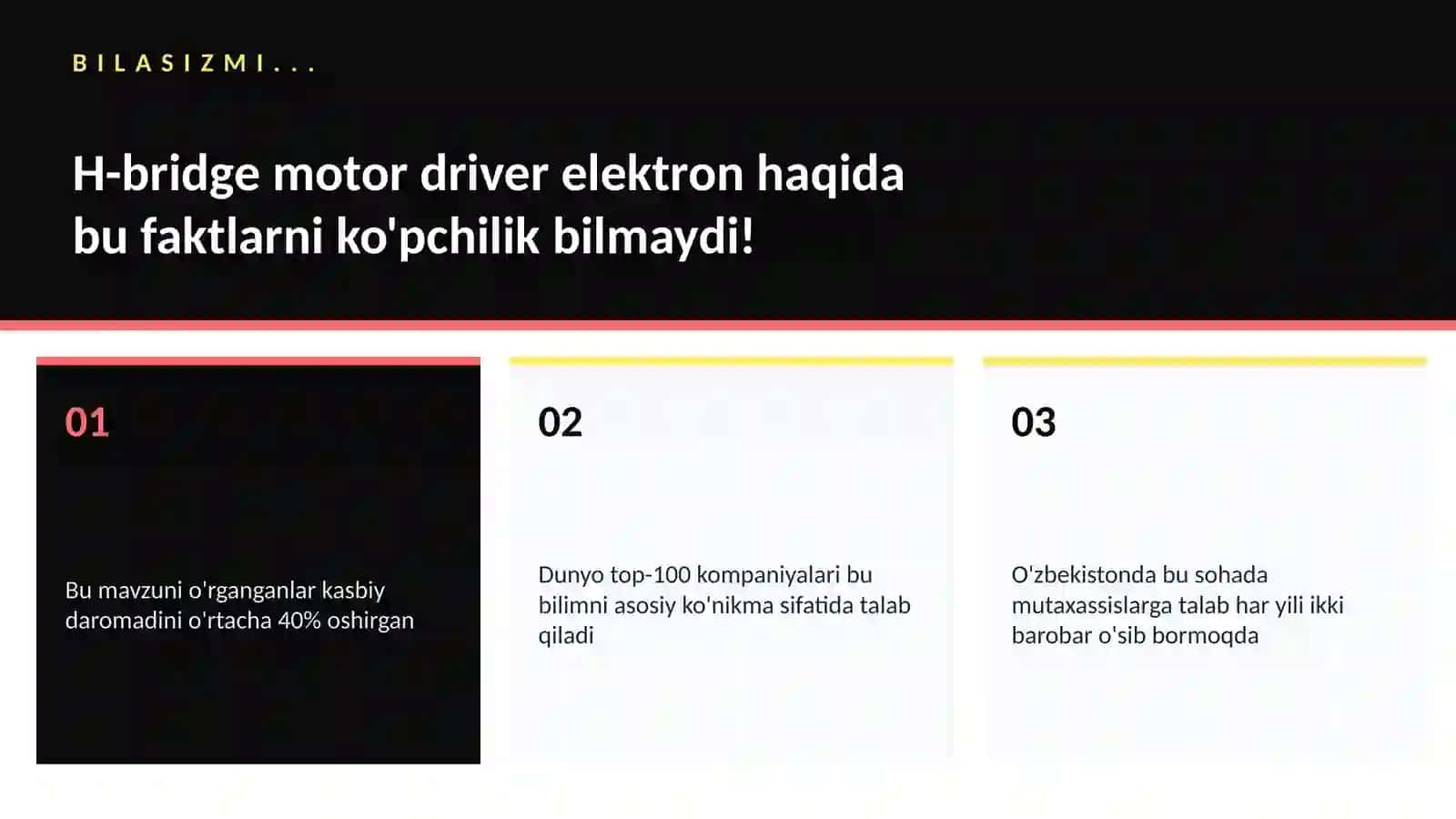 H-bridge motor driver elektron 2