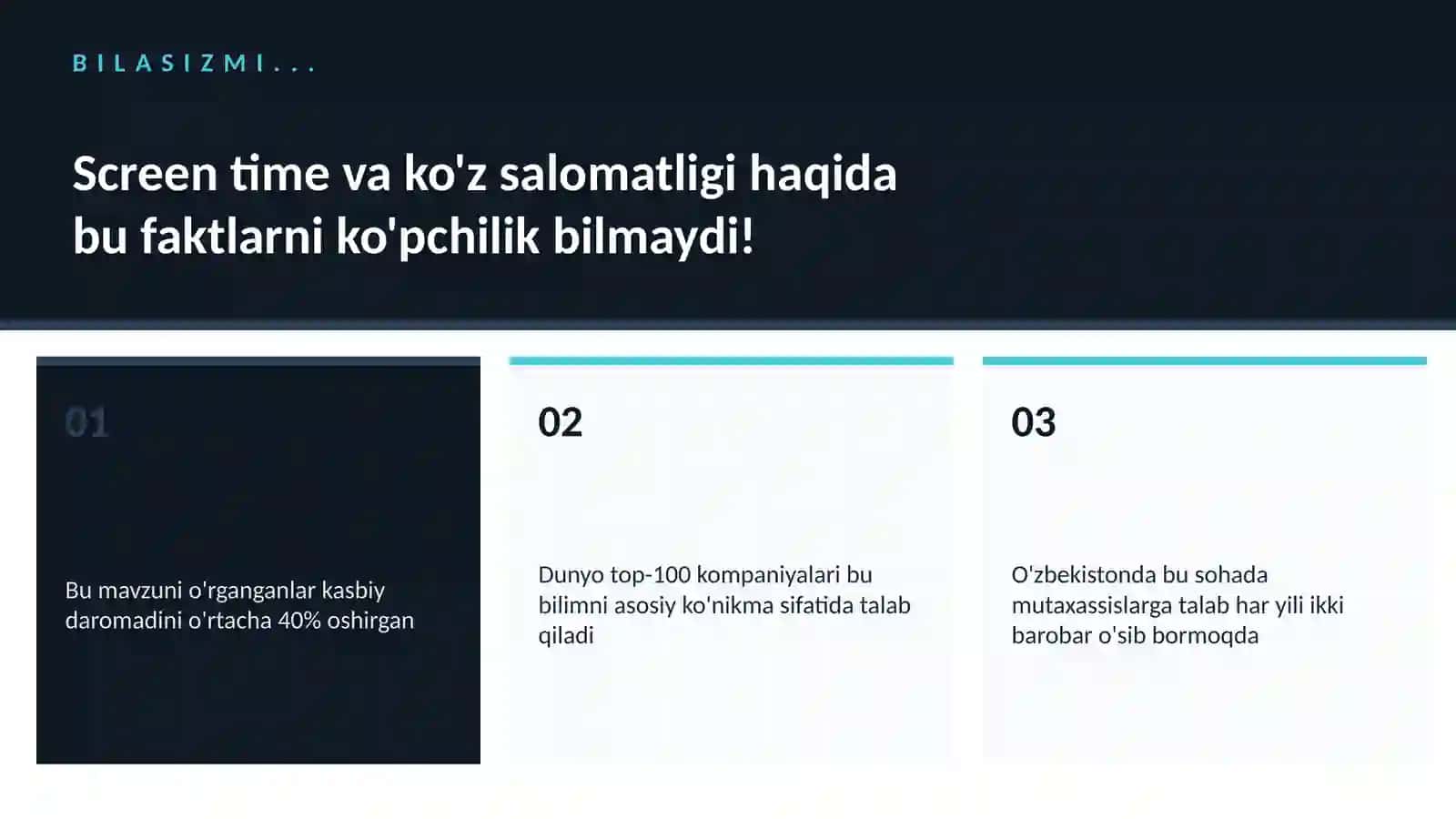 Screen time va ko'z salomatligi 2