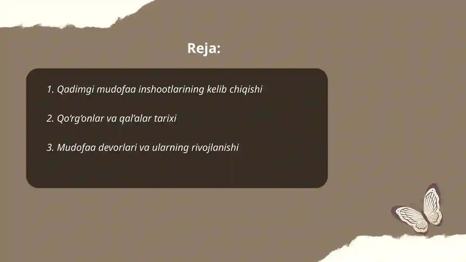 Qadimgi mudofaa inshootlari tarixi 2