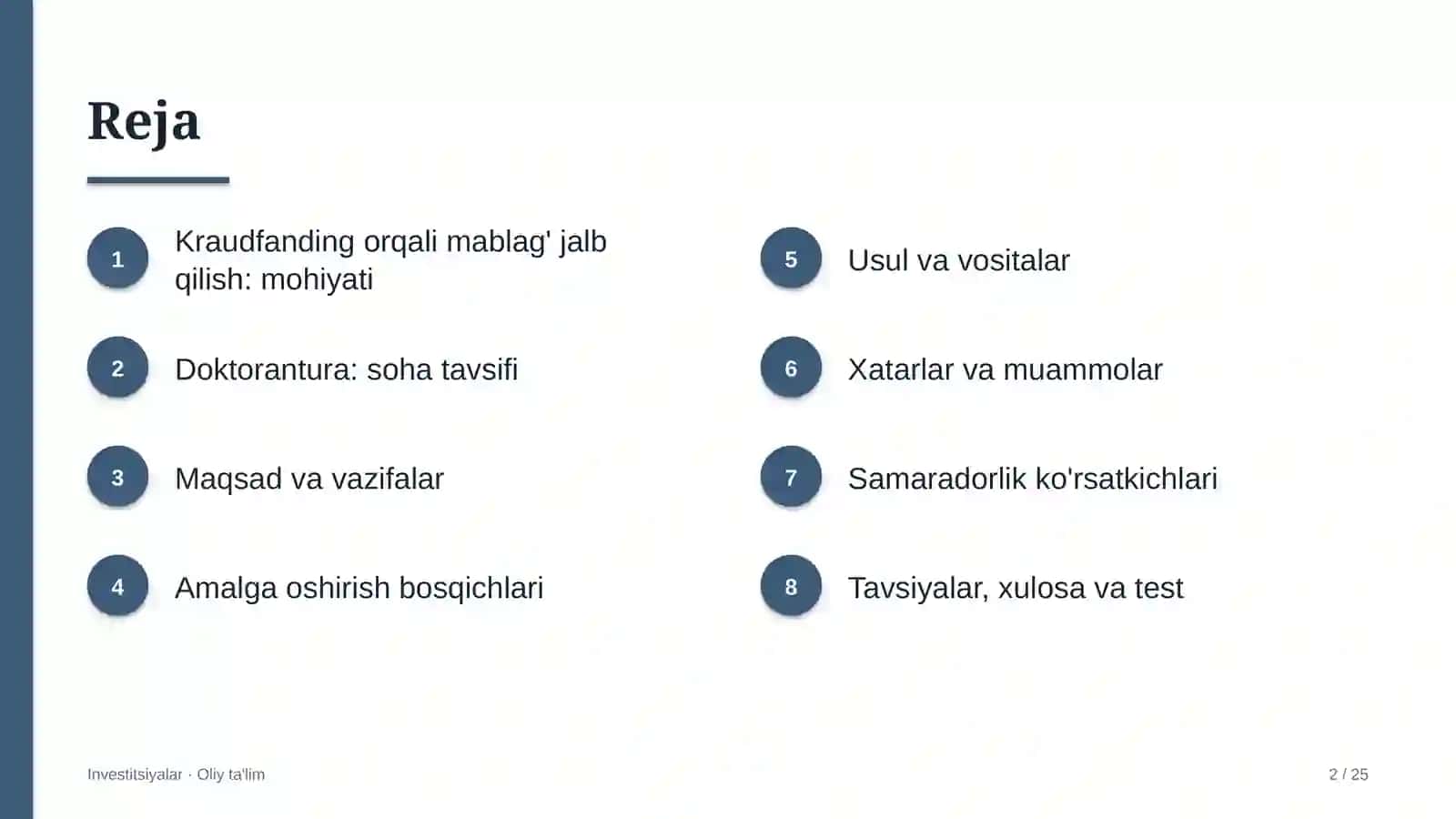 Doktoranturada kraudfanding orqali mablag' jalb qilish 2