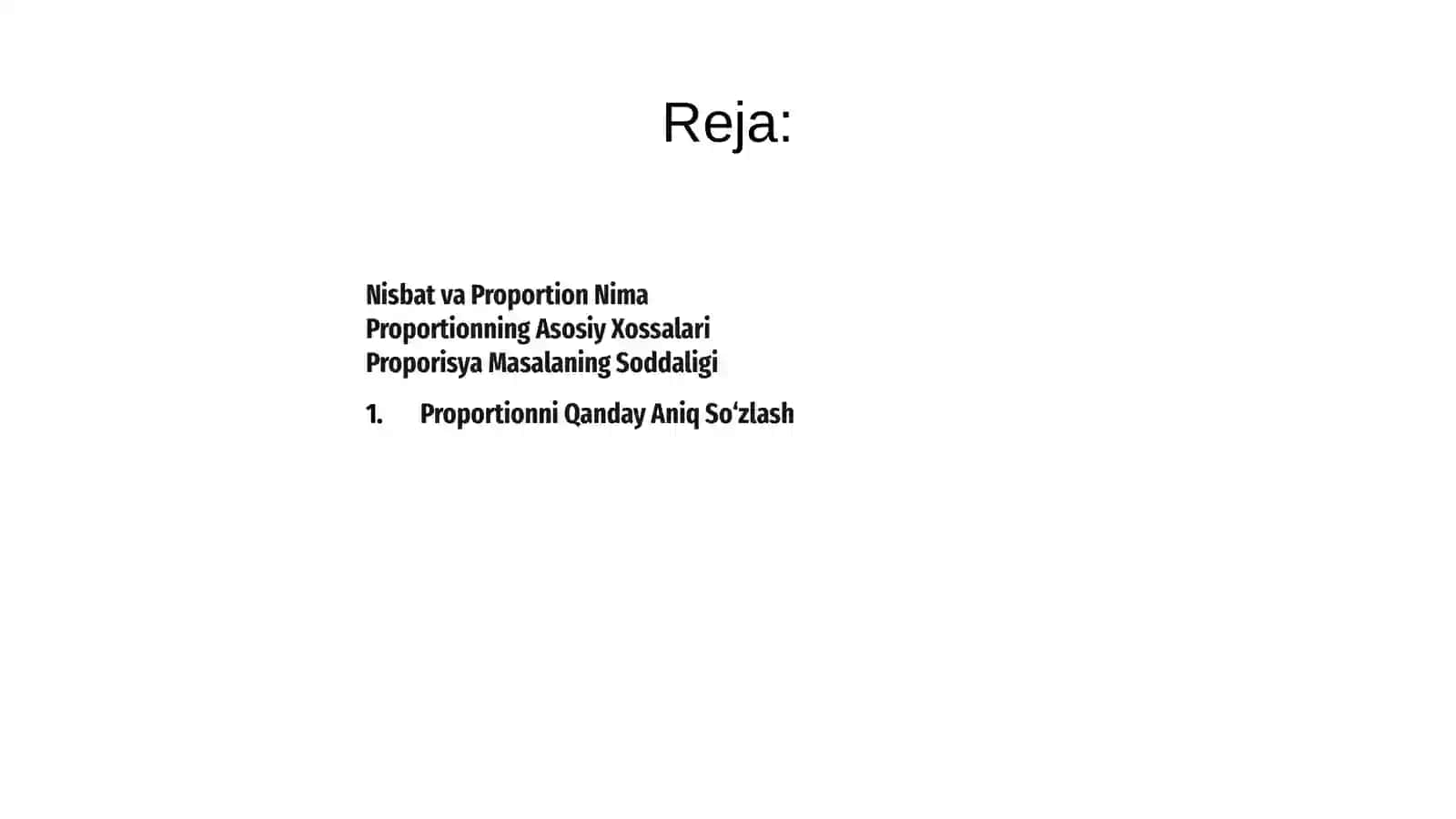 Nisbat va Proportion Nima 2