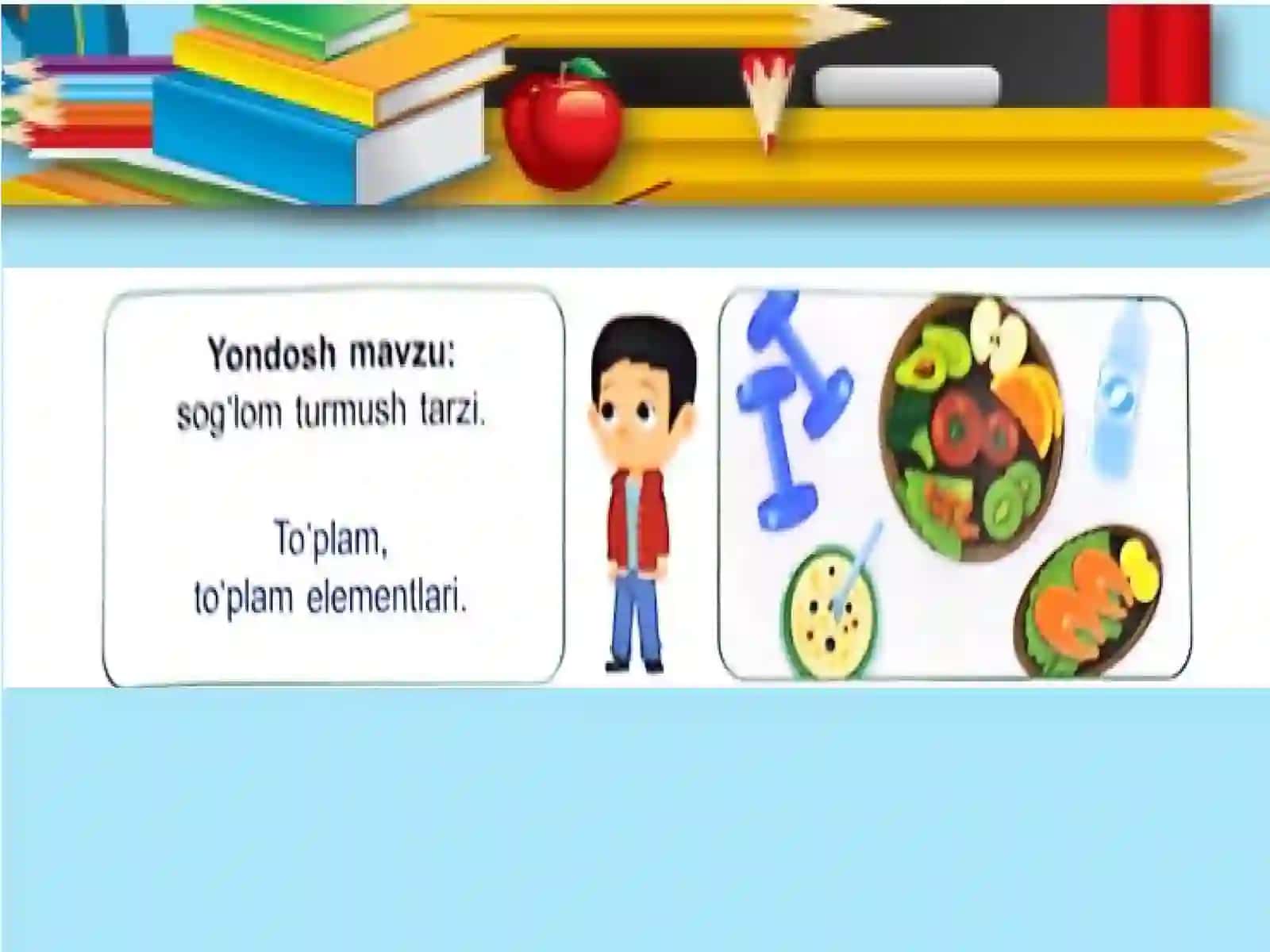 3-sinf matematika .To'plamlar 2