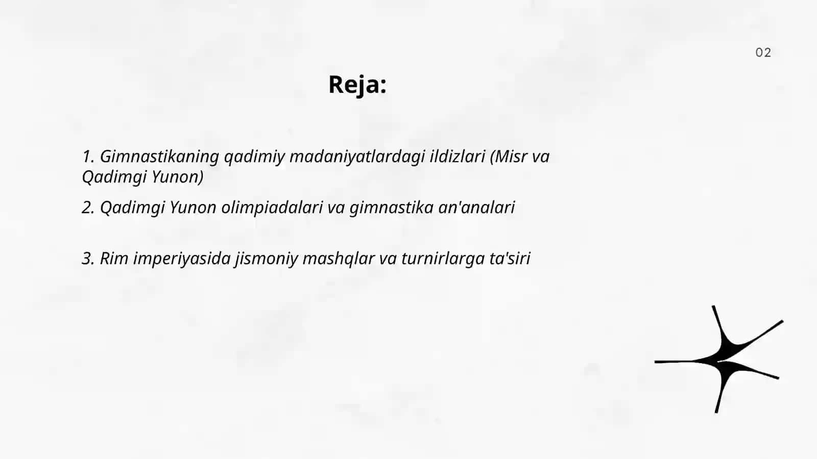 Gimnastikaning rivojlanish tarixi 2