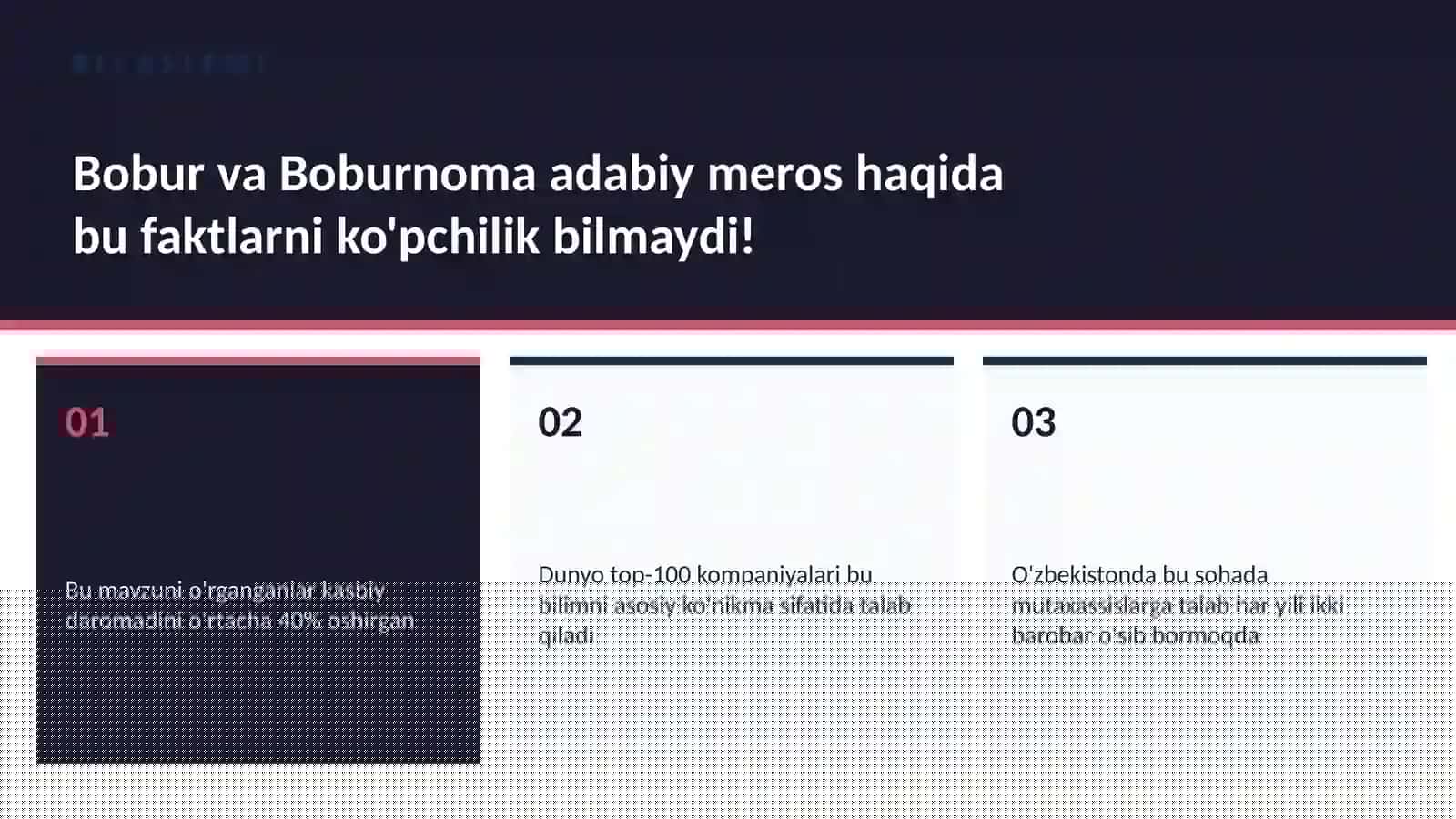 Bobur va Boburnoma adabiy meros 2
