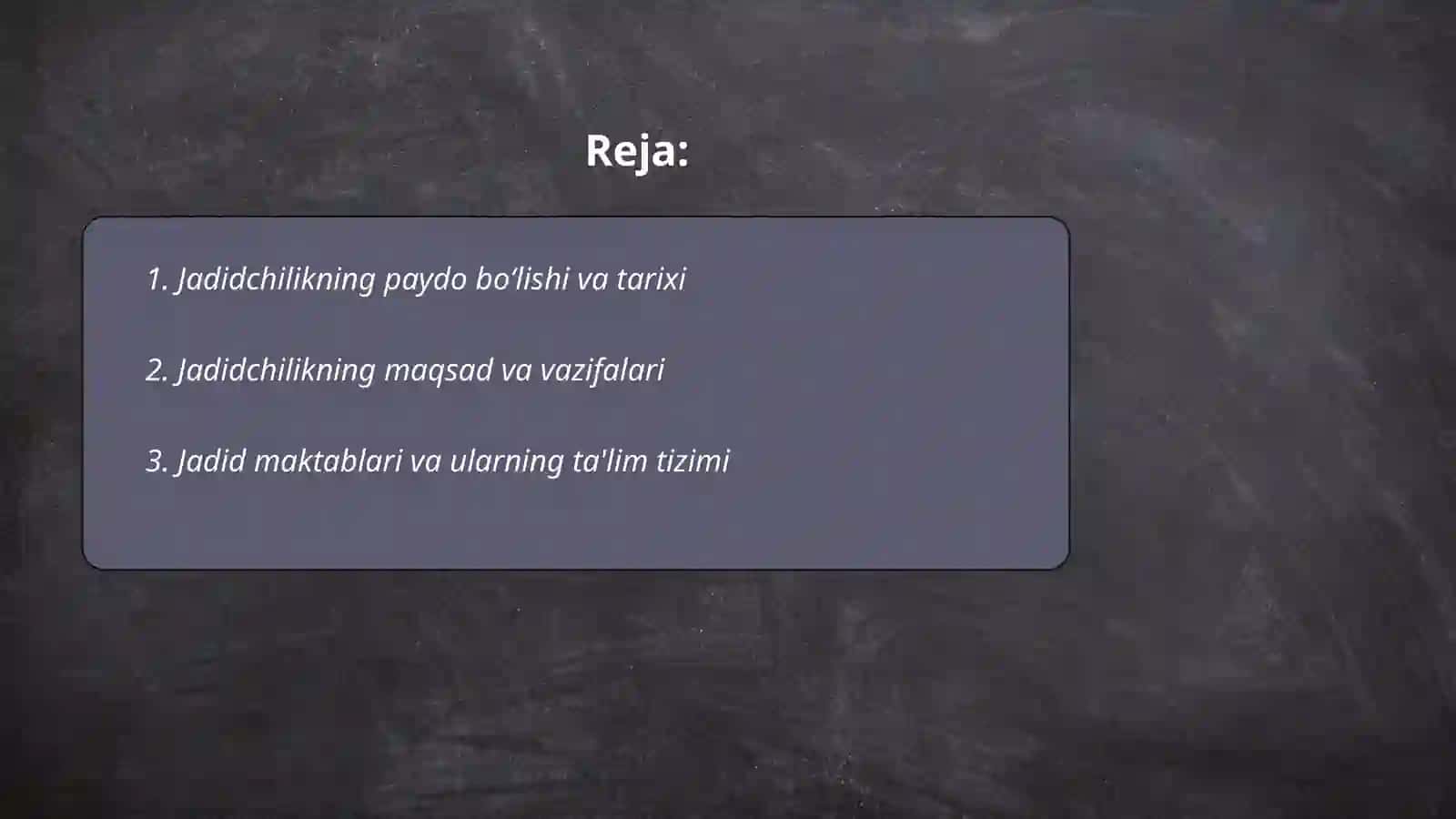 Jadidchilik 2
