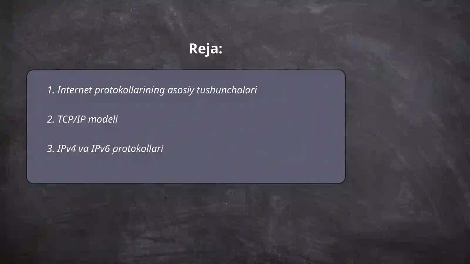 Internet protokollari 2