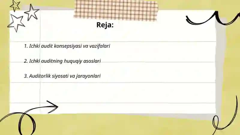 Ichki auditning vazifalari 2