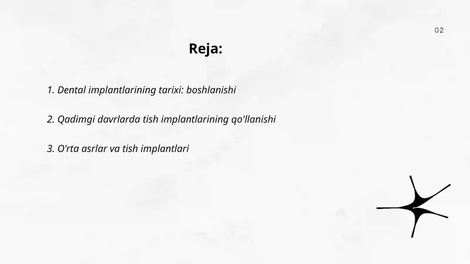 Imoplantologiya tarixi 2