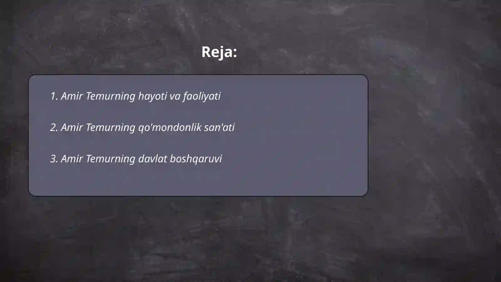 Amir Temur-buyuk davlat arbobi va sarkarda 2