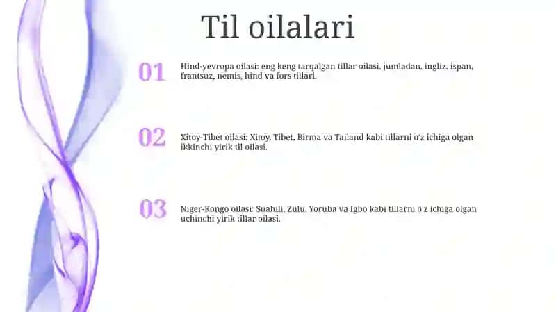Classification Of World Languages 2
