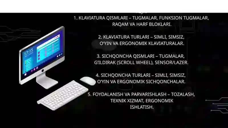 KLAVIATURA VA SICHQONCHA 2