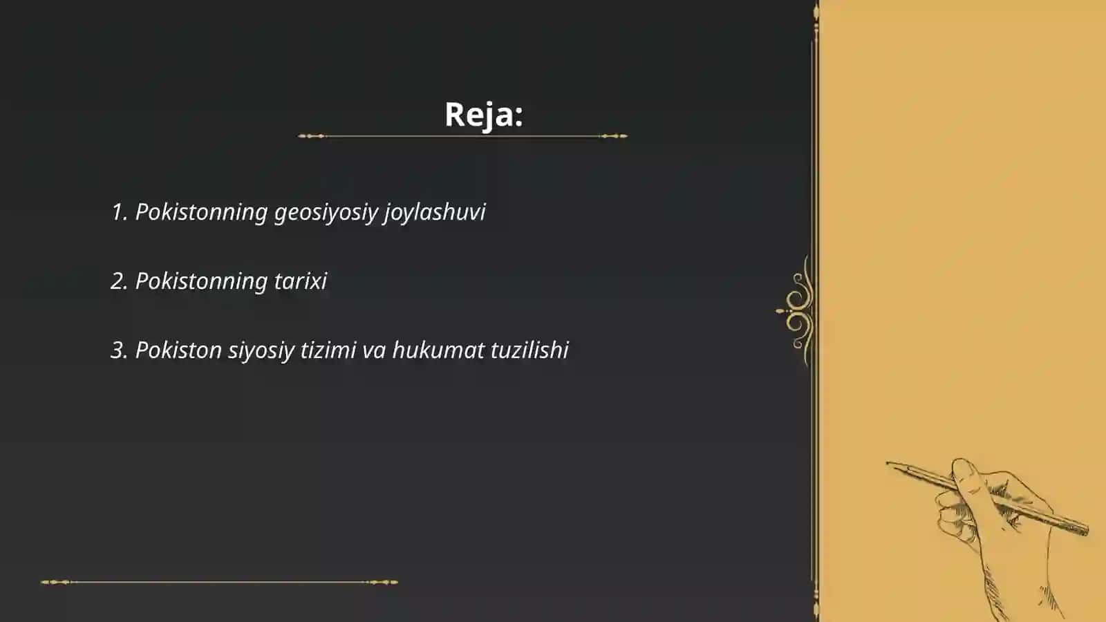 Pokistonning geosiyosiy joylashuvi 2