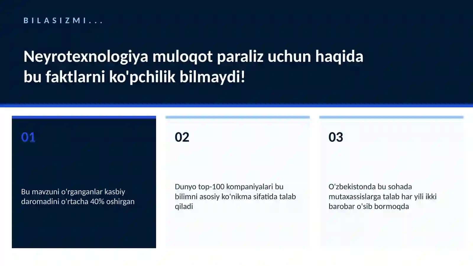 Neyrotexnologiya VA MIYA 2
