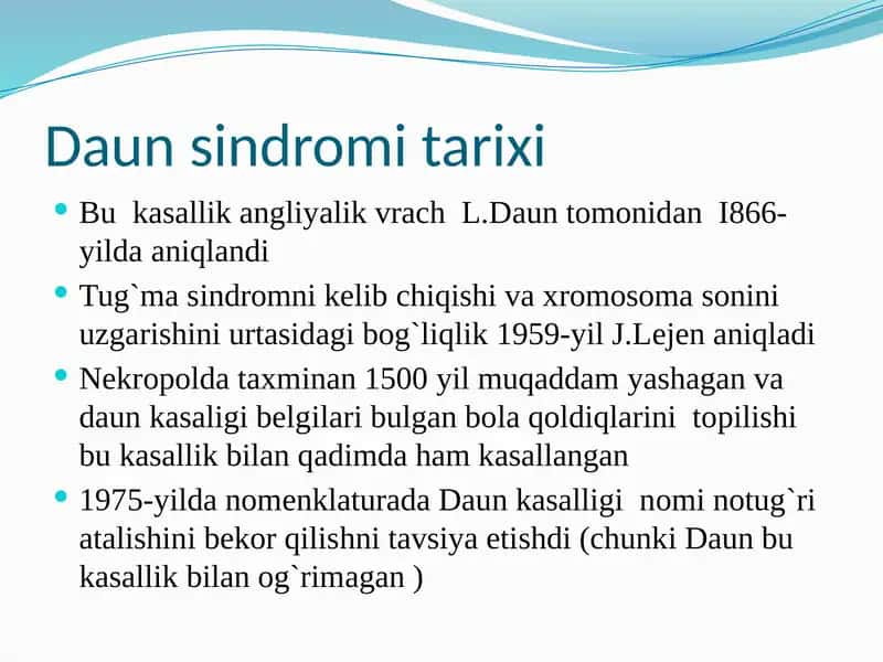 Daun sindromi 2