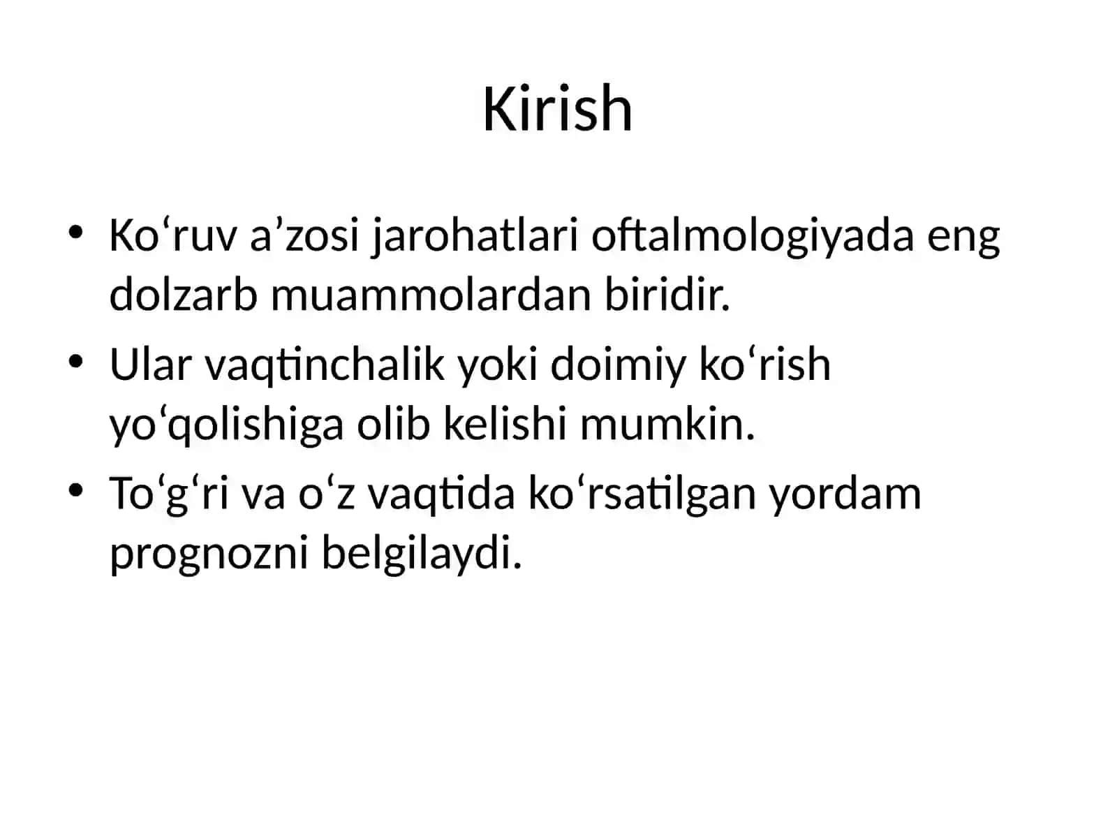Ko‘ruv a’zosi jarohatlari 2