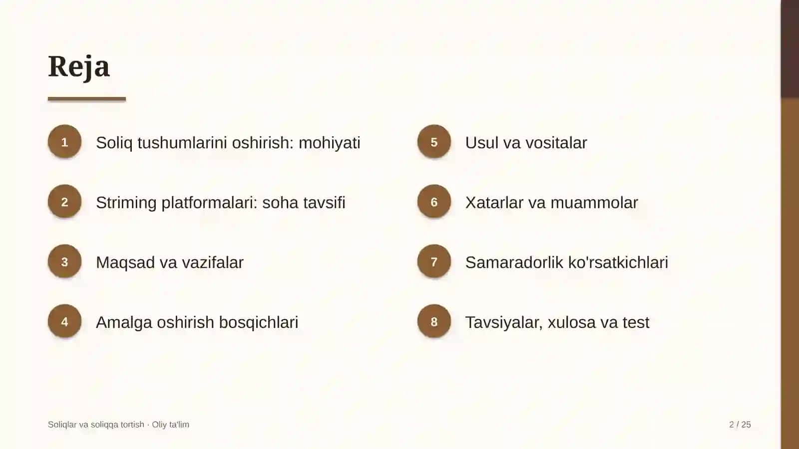 Striming platformalarida soliq tushumlarini oshirish 2
