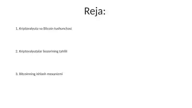 Kriptovalyuta va Bitcoin 2