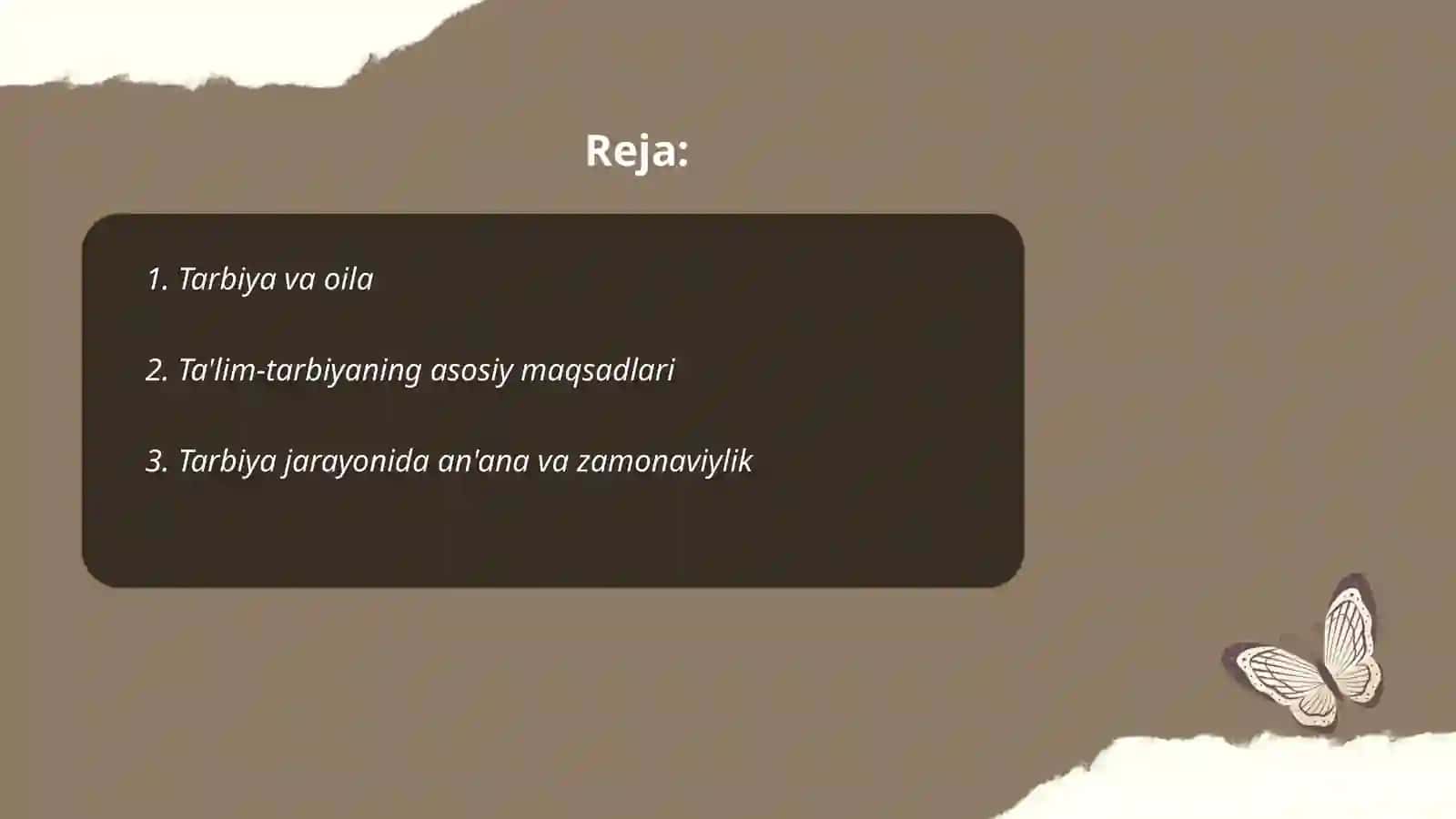Tarbiya va oila 2