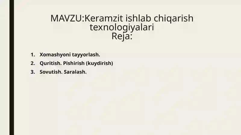 Qurilish materiallari 2