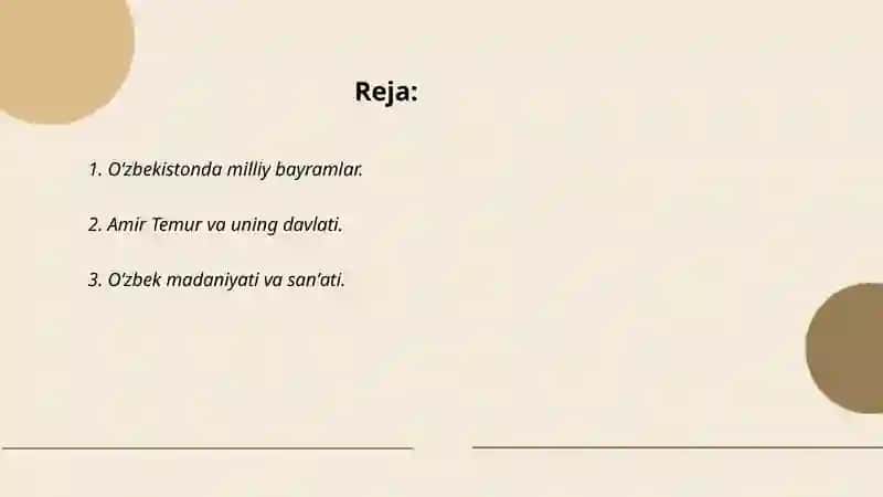 Oʻzbekistonda milliy bayramlar 2
