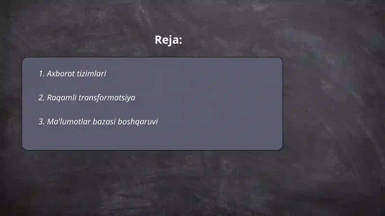Axborot texnologiyalari 2