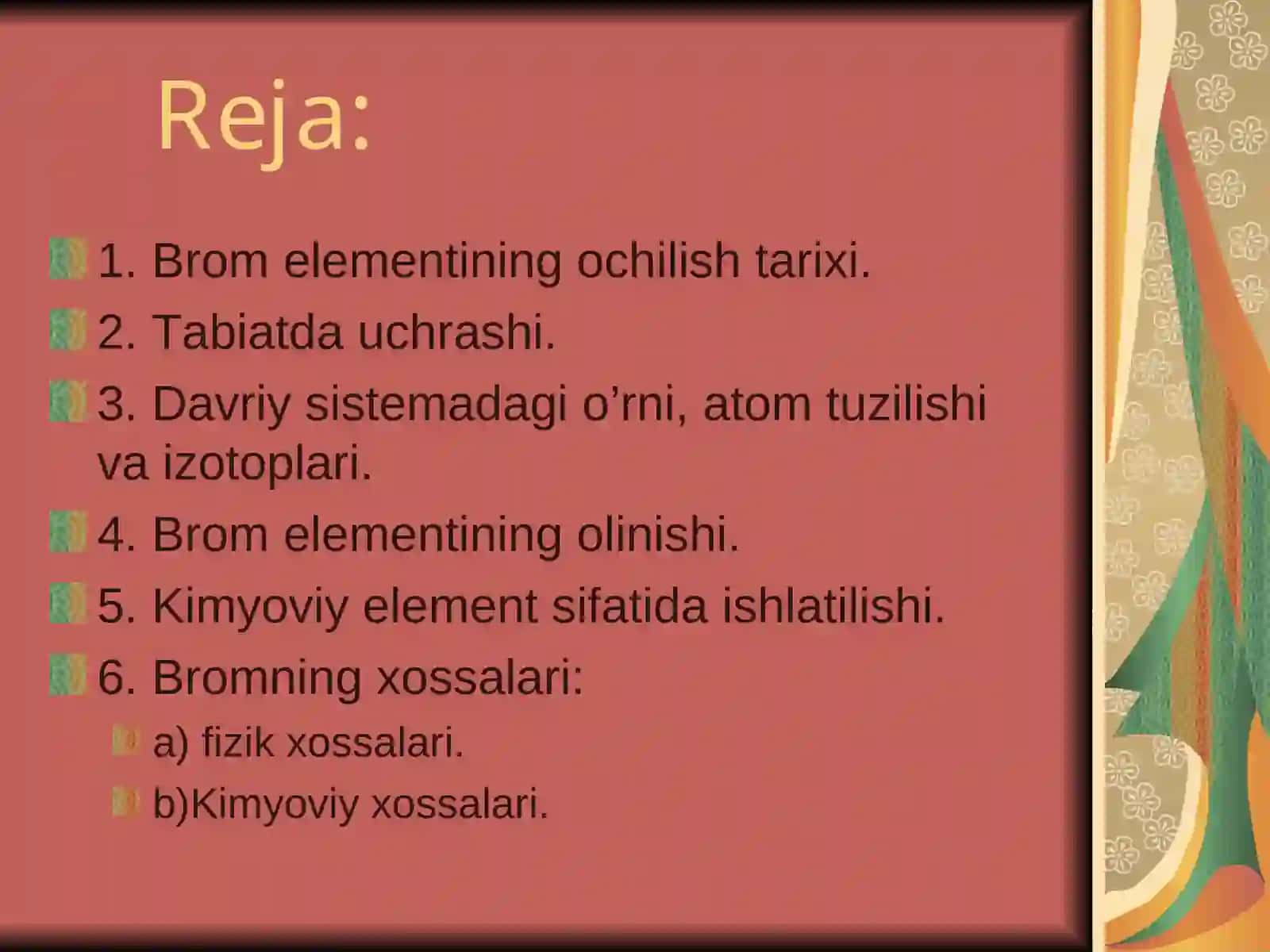 Brom elementi 2