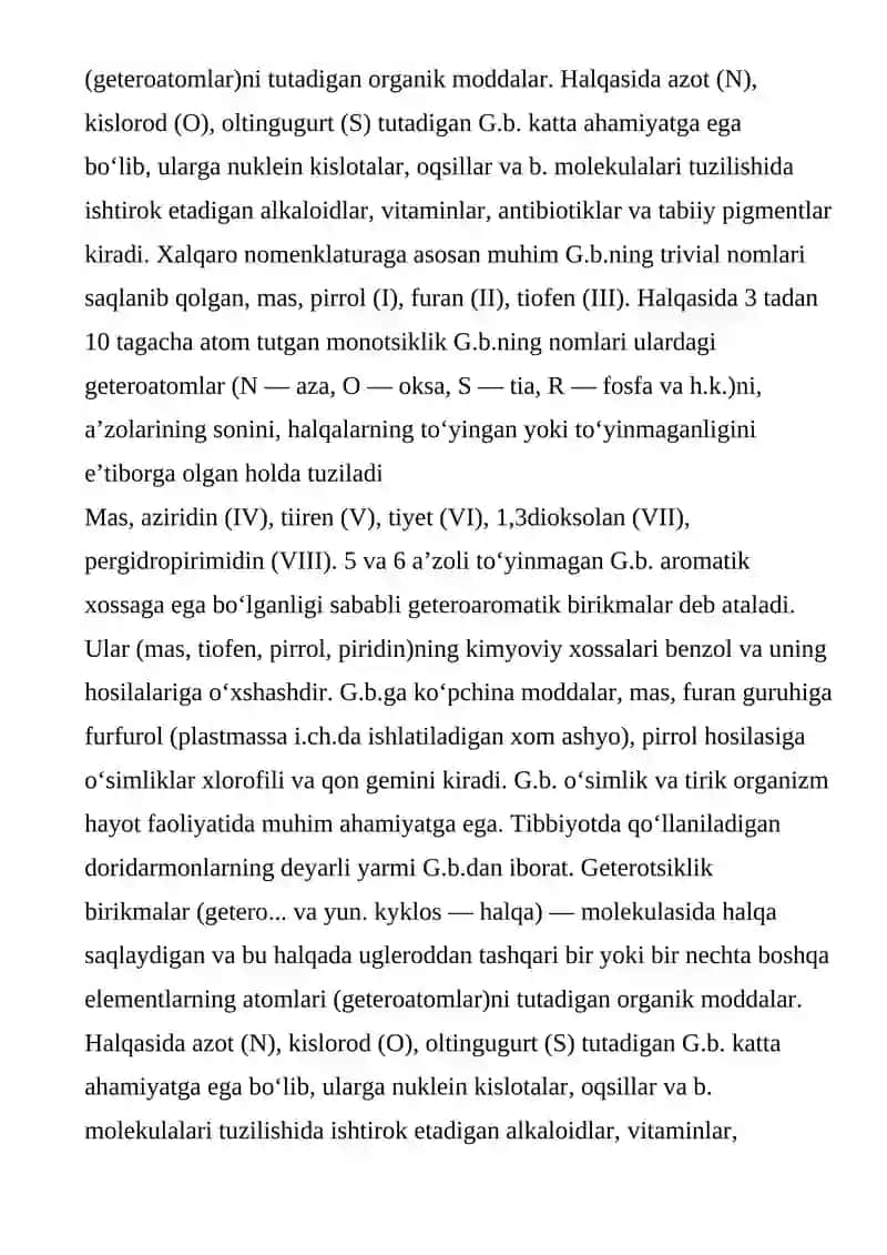 Geterofunksional birikmalar 2