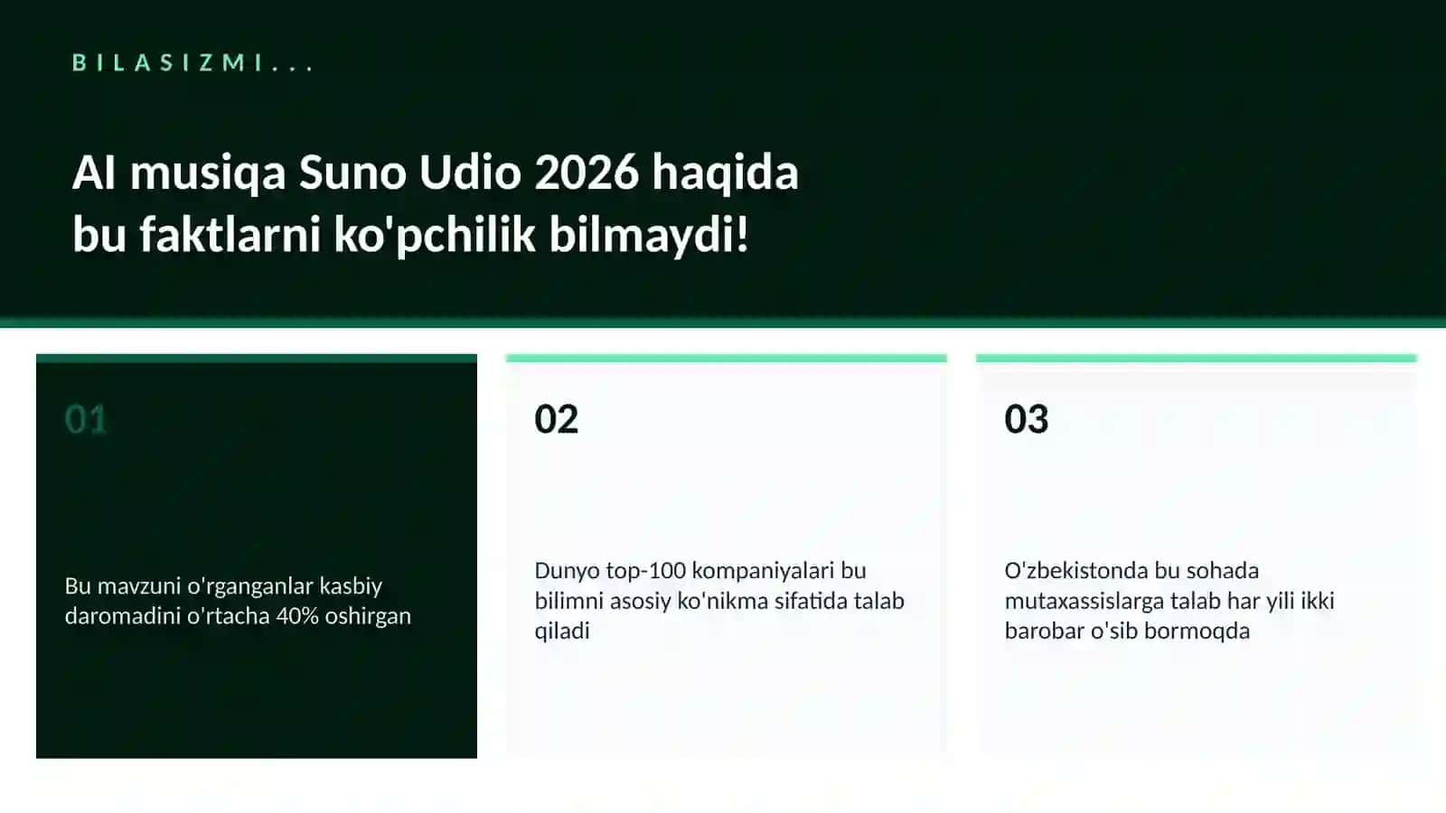 AI musiqa Suno Udio 2026 2