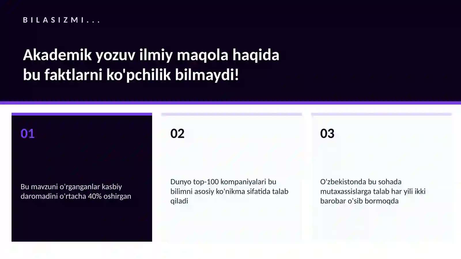 Akademik yozuv ilmiy maqola 2