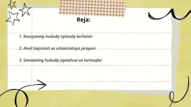 Rossiyaning iqtisodiy-geografik tavsifi 2